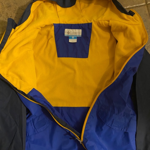 Columbia Boys fleece lined jacket size L 10/12 - Picture 3 of 4